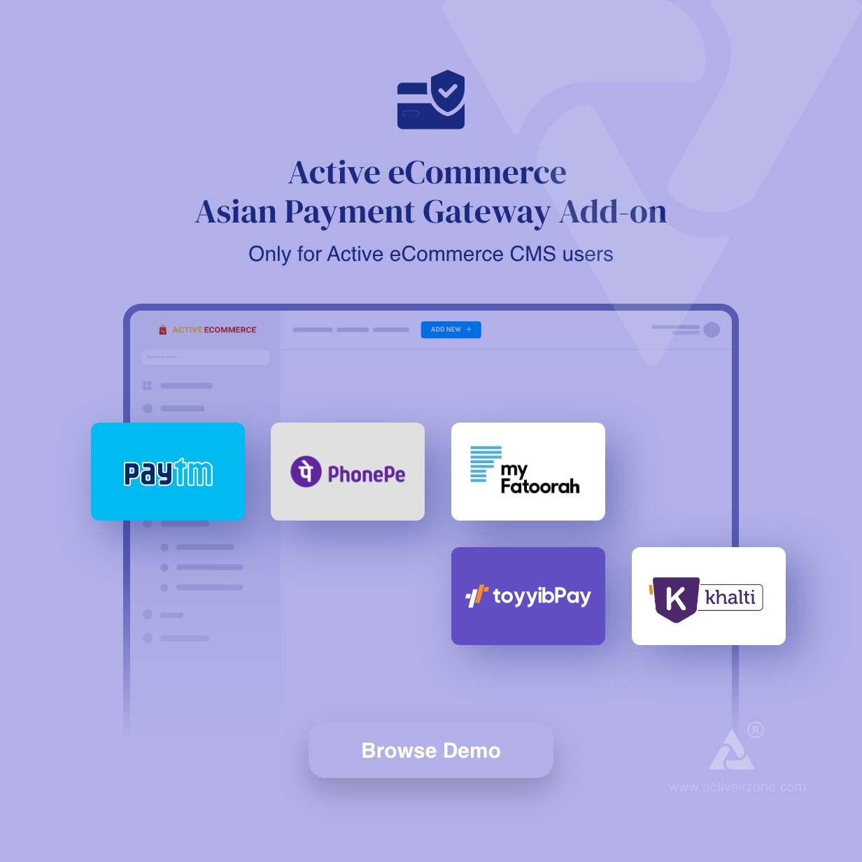 Active eCommerce Asian Payment Gateway Add-on